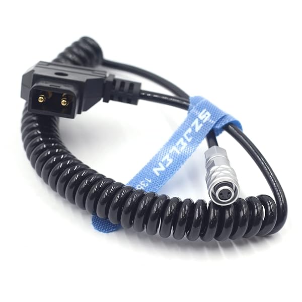 SZJELEN SZJELEN D-tap to BMPCC 4K 6K Power Cable for Blackmagic Pocket Cinema Camera Gold Mount V Mount Battery Weipu 2pin to P Tap - View 2 of 5