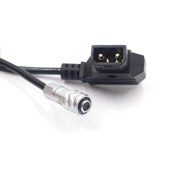 SZJELEN SZJELEN D-tap to BMPCC 4K 6K Power Cable for Blackmagic Pocket Cinema Camera Gold Mount V Mount Battery Weipu 2pin to P Tap - View 4 of 5