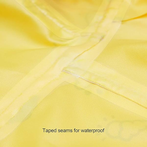 Blueberry Pet Blueberry Pet 18 Inch Reflective Cloud Prints Lightweight Waterproof Dog Raincoat Sunflower Yellow Outdoor Jacket for Large Dogs - View 6 of 6