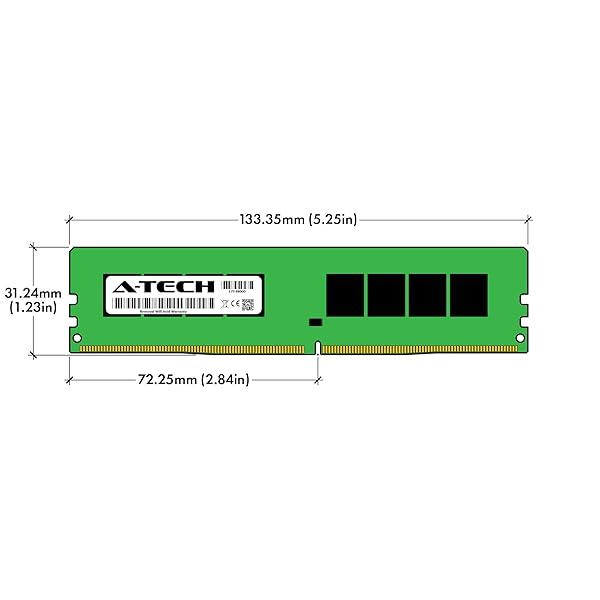 A-Tech A-Tech 16GB DDR4 2400MHz RAM Replacement for Samsung M378A2K43CB1-CRC Non-ECC 288-Pin Memory Module - View 7 of 7