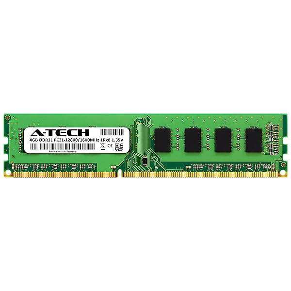 A-Tech A-Tech 4GB DDR3 RAM Replacement for Samsung M378B5173QH0-YK0 1600MHz PC3L-12800 1.35V UDIMM Non-ECC Memory Module - View 3 of 8