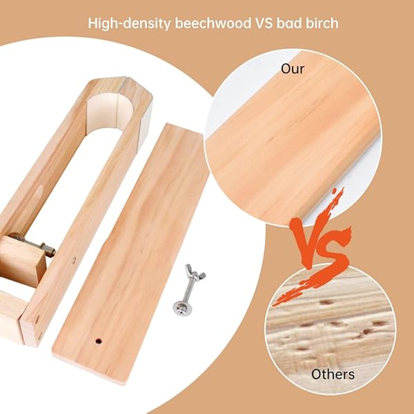 FASTTOBUY FASTTOBUY Leather Stitching Pony: DIY Table Clamp for Hand Stitching with Sand Strips & Papers - View 4 of 8