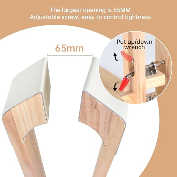 FASTTOBUY FASTTOBUY Leather Stitching Pony: DIY Table Clamp for Hand Stitching with Sand Strips & Papers - View 5 of 8