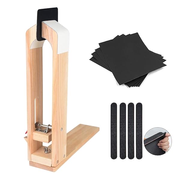 FASTTOBUY FASTTOBUY Leather Stitching Pony: DIY Table Clamp for Hand Stitching with Sand Strips & Papers
