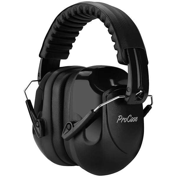 ProCase ProCase Noise Reduction Ear Muffs: NRR 28dB Soundproof Headphones for Adults & Kids - Perfect for Shooting, Mowing & Autism Hearing Protection
