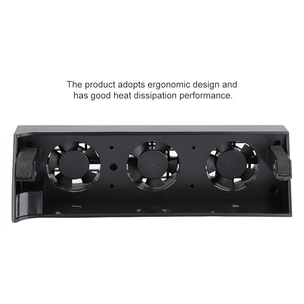 Tangxi PS4 Slim Cooling Fan with Intelligent Temp Control & 3 Ports - Ultimate Heat Sink Cooler for PS4 Slim - View 4 of 8