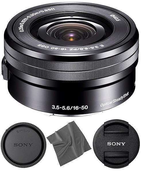 AOM Buy Sony SELP1650 16-50mm OSS Lens & Pro Starter Bundle - International Version with 1 Year Warranty