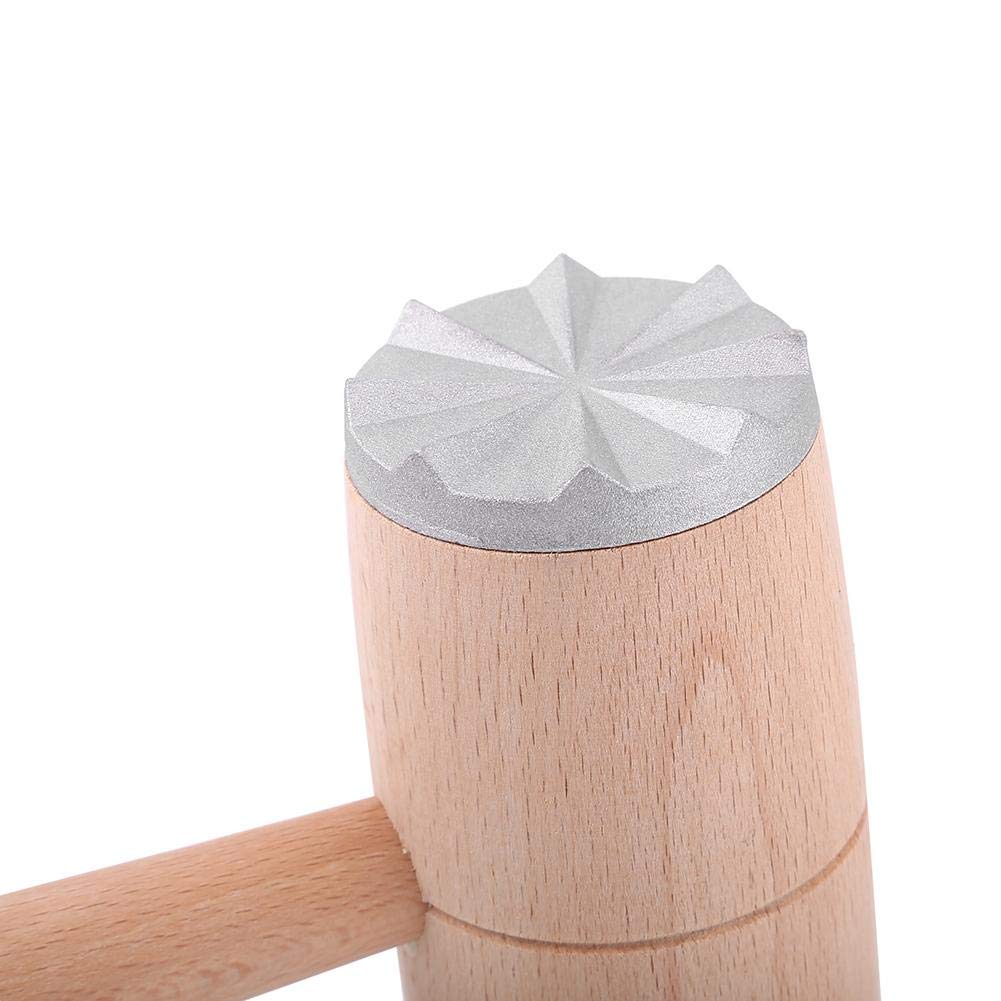 Hztyyier Wooden Dual-Sided Meat Tenderizer Mallet Kitchen Tool for Pounding Pork Lamb Chicken Steak Turkey - View 8 of 8
