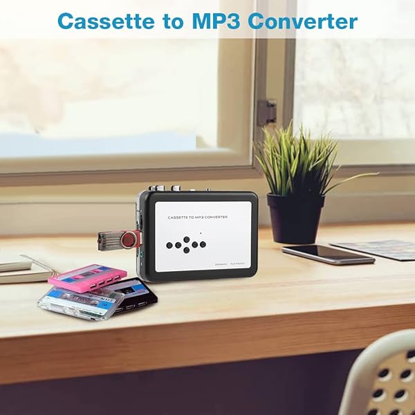 Wendry Portable Wendry Cassette to MP3 Converter - Capture Audio to USB for Windows XP/Vista/7/8 - View 3 of 10