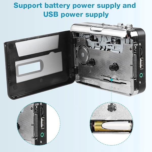 Wendry Portable Wendry Cassette to MP3 Converter - Capture Audio to USB for Windows XP/Vista/7/8 - View 4 of 10