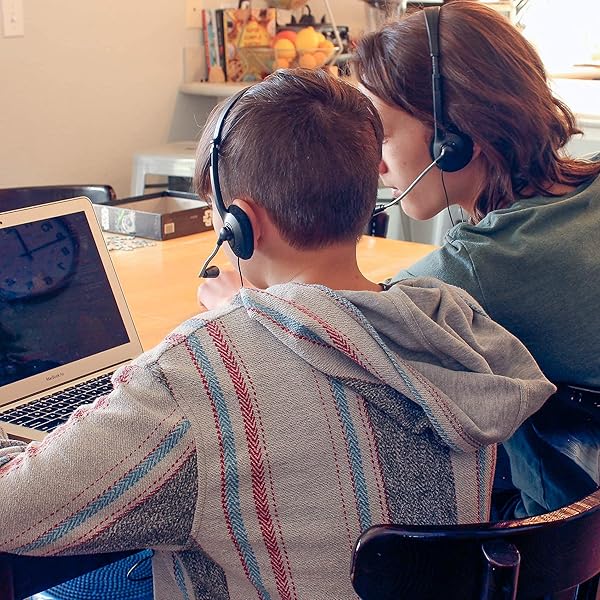 Soundnetic Soundnetic Disposable Stereo Classroom Headset with Boom Microphone 10 Pack for Clear Audio and Classroom Use - View 9 of 10