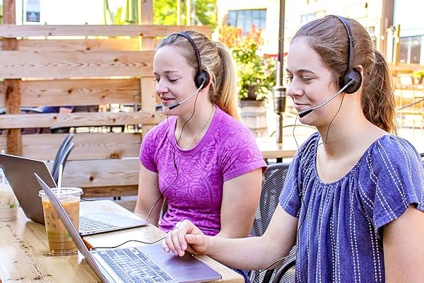 Soundnetic Soundnetic Disposable Stereo Classroom Headset with Boom Microphone 10 Pack for Clear Audio and Classroom Use - View 10 of 10