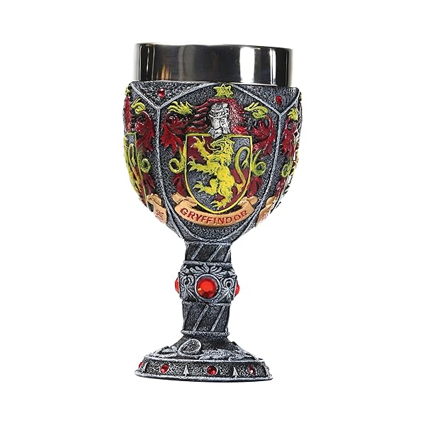 Enesco Harry Potter Gryffindor Goblet Figurine - 7.09 Inch Decorative Collectible