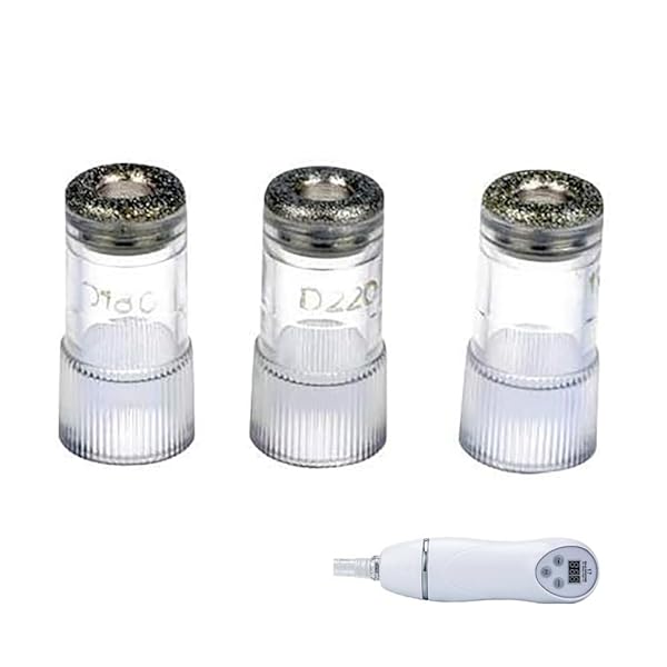 QiQiBaby Replacement Diamond Microdermabrasion Tips Filters for Skin Rejuvenation 3PCS Vacuum Peeling Machine Not Included - View 2 of 4