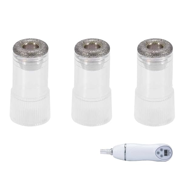 QiQiBaby Replacement Diamond Microdermabrasion Tips Filters for Skin Rejuvenation 3PCS Vacuum Peeling Machine Not Included - View 4 of 4