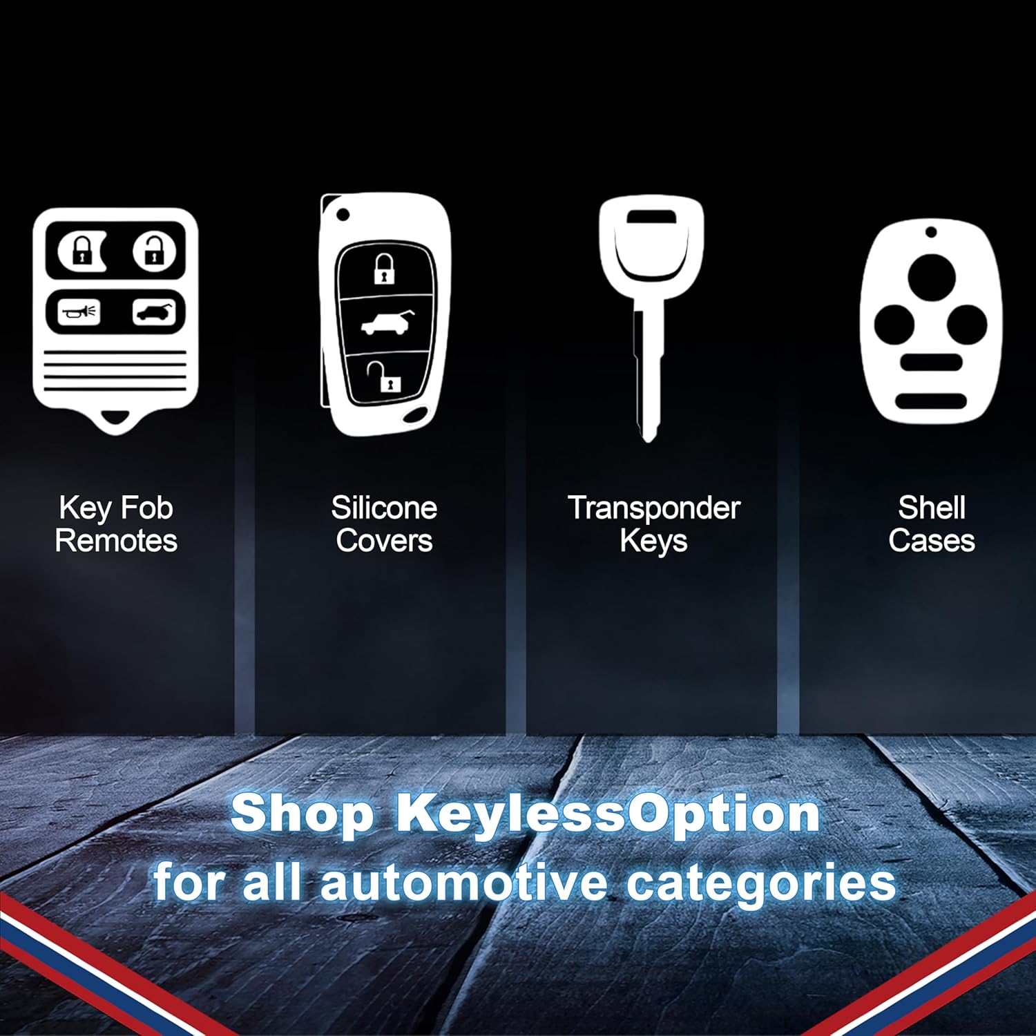 KeylessOption KeylessOption Keyless Entry Remote Control Car Key Fob for Suzuki SX4 07-09 Grand Vitara 06-12 Pack of 2 - View 7 of 8