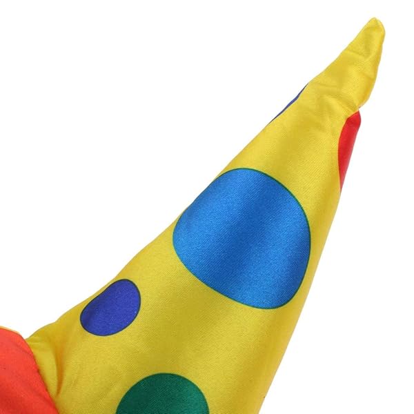 FRECI Jumbo Polka Dots Clown Hat Headband for Halloween Carnival Circus Costume Props - View 2 of 5