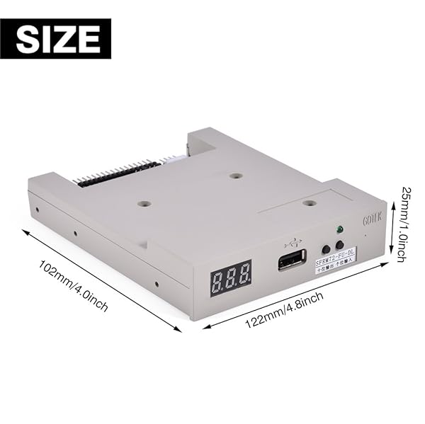 Bewinner SFRM72-FU-DL USB Floppy Drive Emulator 34 Pin Interface 720KB Flash Memory with FAT12 Format for Easy Data Transfer - View 5 of 8