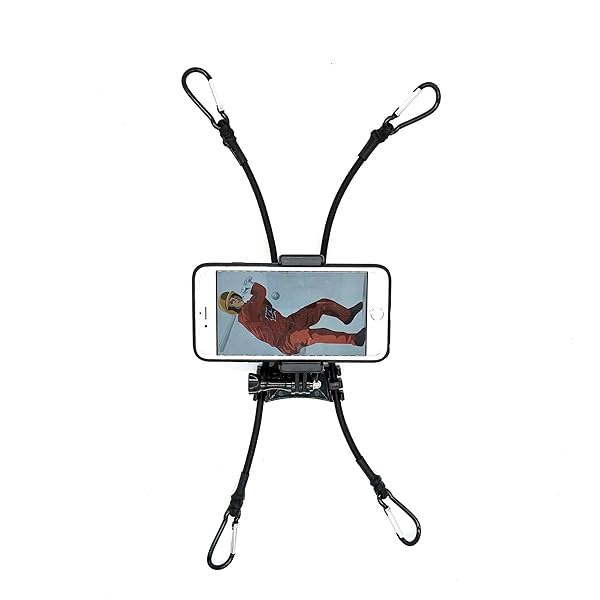 MEINUOKE Meinuoke Cell Phone Fence Mount: Perfect Camera Backstop for GoPro, Smartphones & Sports Events