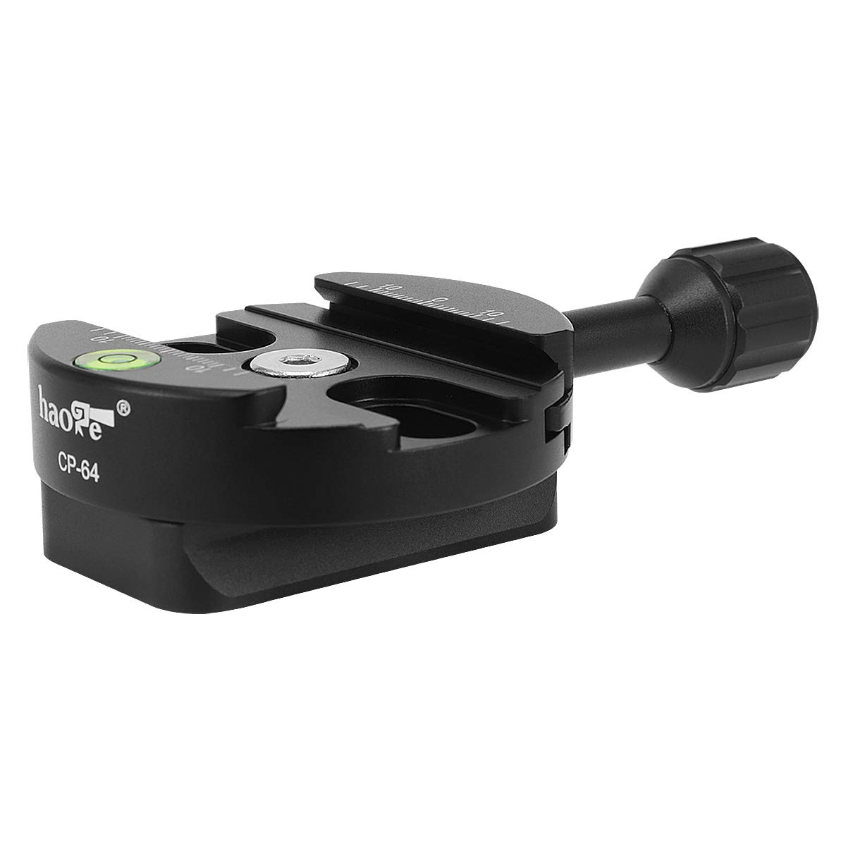 Haoge Haoge CP-64 Quick Release Clamp with RC4 Base Adapter for Manfrotto RC4 to Arca-Swiss Compatible Fit 400PL 405 410 - View 3 of 9