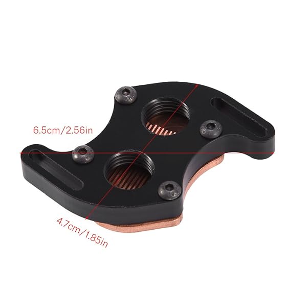 Fishlor Fishlor Mini South Bridge Water Cooling Block Kit - Red Copper Base for PC (4.4-5.8CM) - Efficient Cooling Solution - View 5 of 8