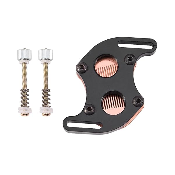 Fishlor Mini South Bridge Water Cooling Block Kit - Red Copper Base for PC (4.4-5.8CM) - Efficient Cooling Solution