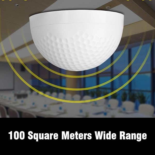 Tangxi PUSOKEI HiFi Audio Pickup Microphone,CCTV Surveillance Microphone 100mÂ² Wide Range,Sound Monitor Pickup for CCTV/IP Camera/DVR/NVR,White - View 5 of 10