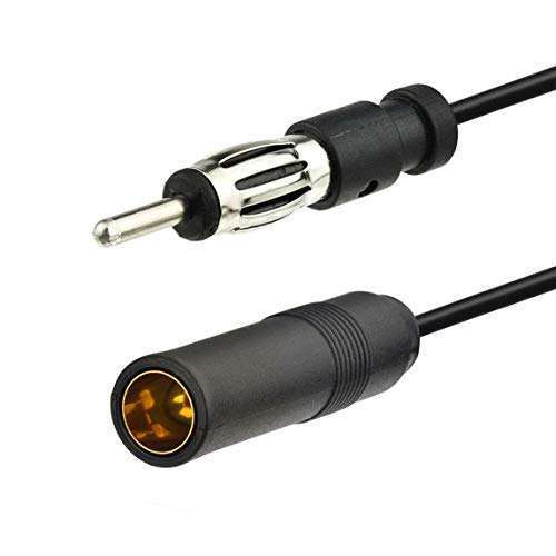 BINGFU 10ft Bingfu Car Radio Antenna Extension Cable - FM/AM DIN Plug for Vehicle Stereo & Truck Receiver - View 3 of 5