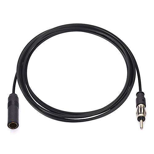 BINGFU 10ft Bingfu Car Radio Antenna Extension Cable - FM/AM DIN Plug for Vehicle Stereo & Truck Receiver - View 2 of 5