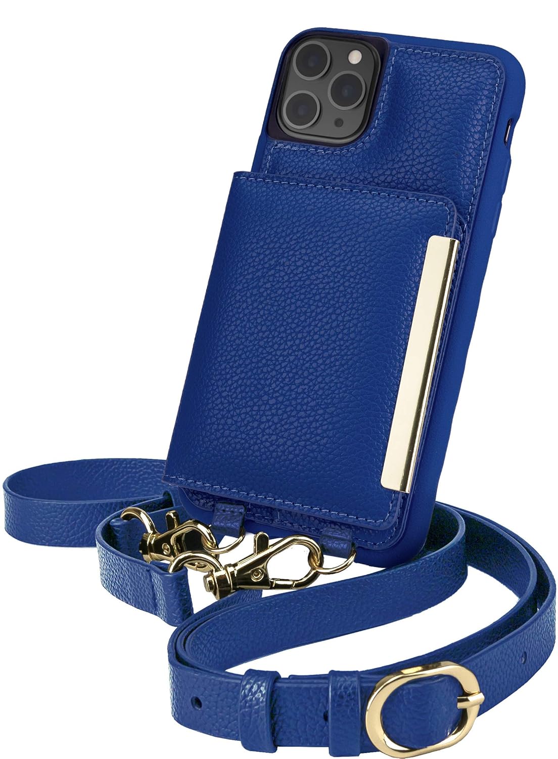 Smartish iPhone 11 Pro Max Crossbody Case for Women - Dancing Queen in Bath Bomb Blue | Purse, Clutch & Card Holder