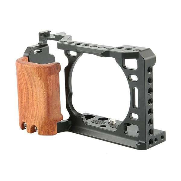 NICEYRIG NICRYRIG Cage Kit for Sony A6400 A6500 - Wooden Handle Grip & M2.5 Screw for Enhanced Filmmaking - View 9 of 9