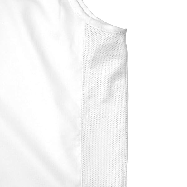 Barber Strong Barber Strong The Barber Vest for Men White Lightweight Hair Repellent Sleeveless with 3 Pockets and 2-Way Zipper Size Small - View 9 of 9