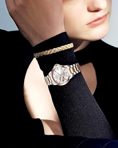 BINLUN BINLUN Thick Stainless Steel Watch Band Replacement for Men Women Polished Silver Rose Gold 16mm 18mm 20mm 21mm 22mm 23mm 24mm 26mm - View 4 of 7