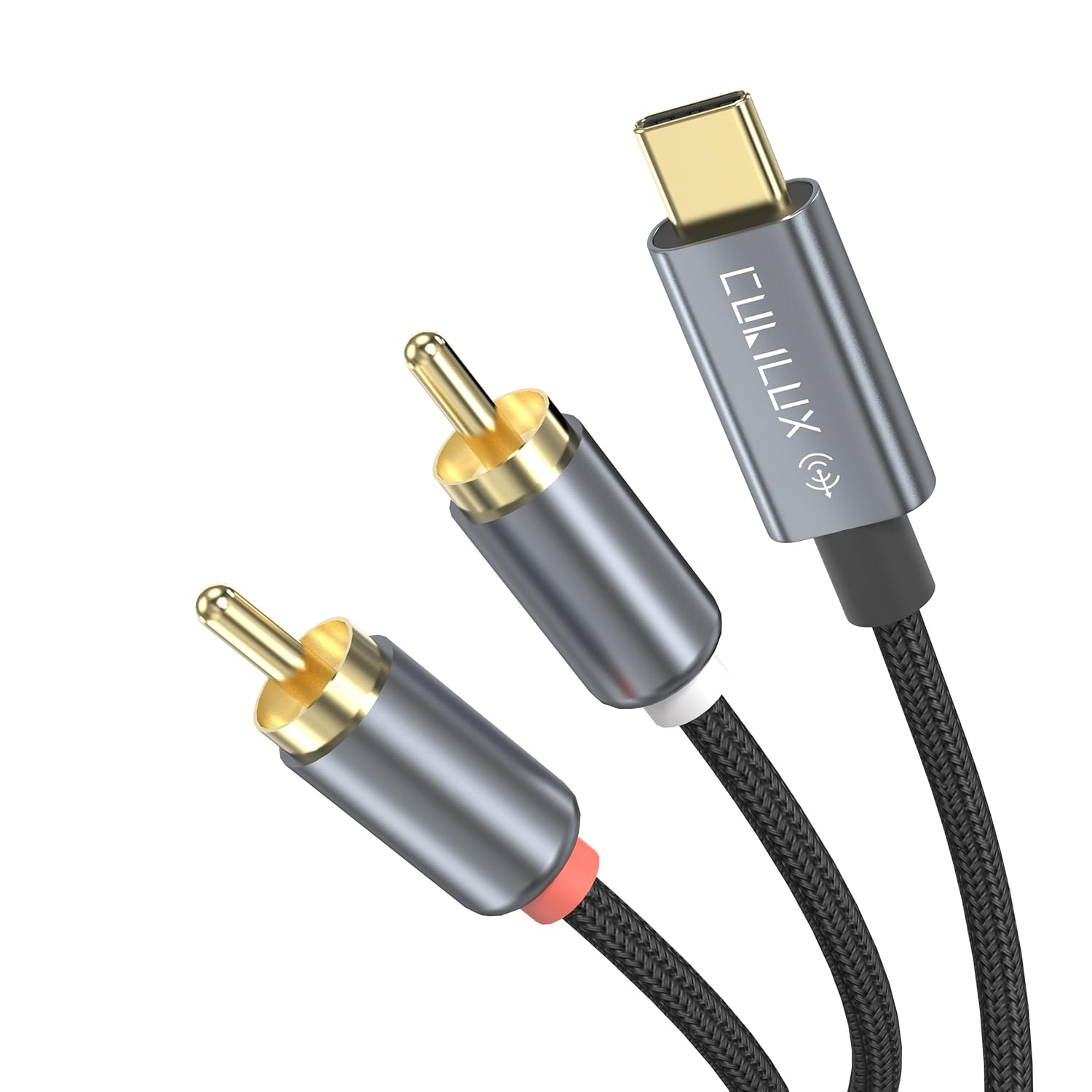 Cubilux USB C to RCA Audio Cable 6 FT Type C to Dual RCA Stereo Aux Cord for iPhone iPad Samsung Pixel Devices