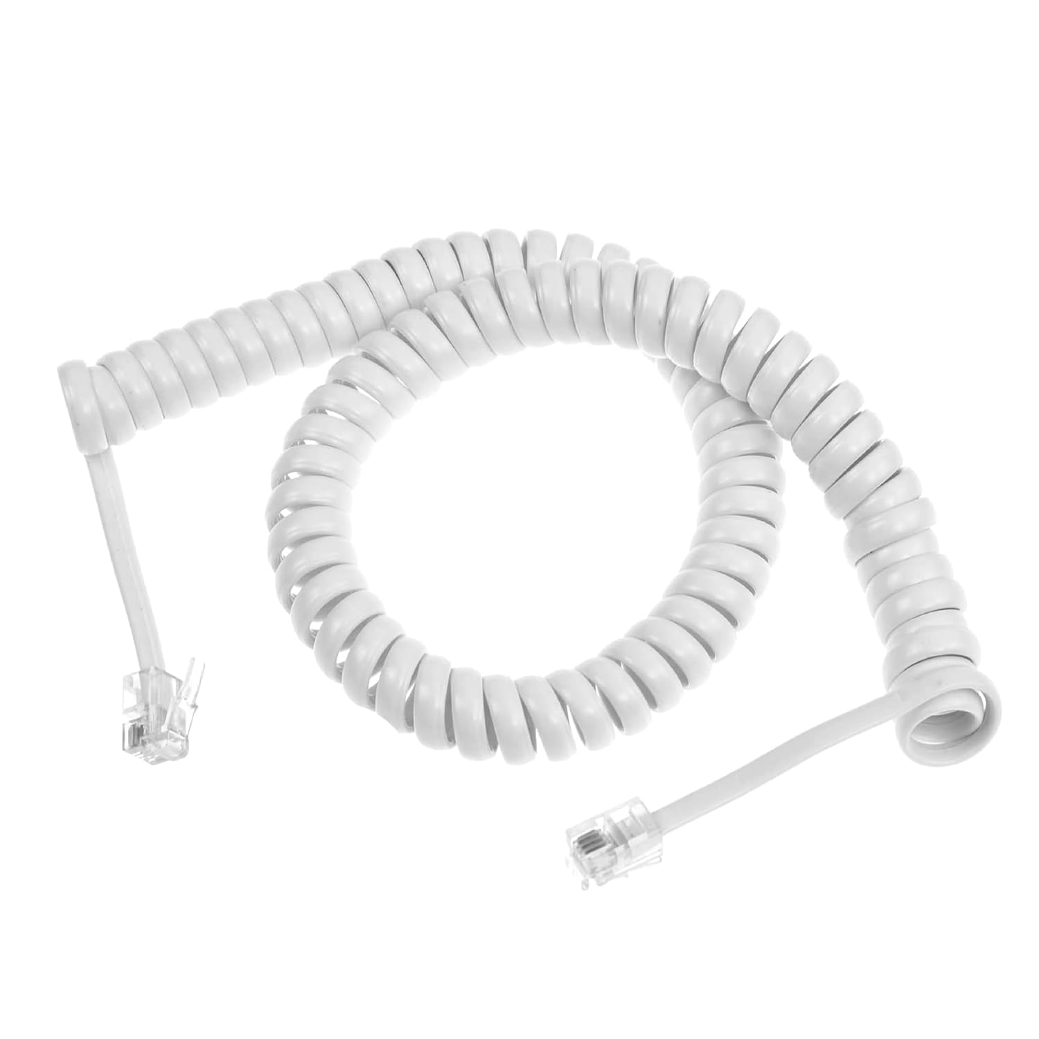 Conext Link Conext Link 10 Feet RJ11 4P4C Modular Telephone Handset Cable Receiver Coil Cord Black - View 7 of 8