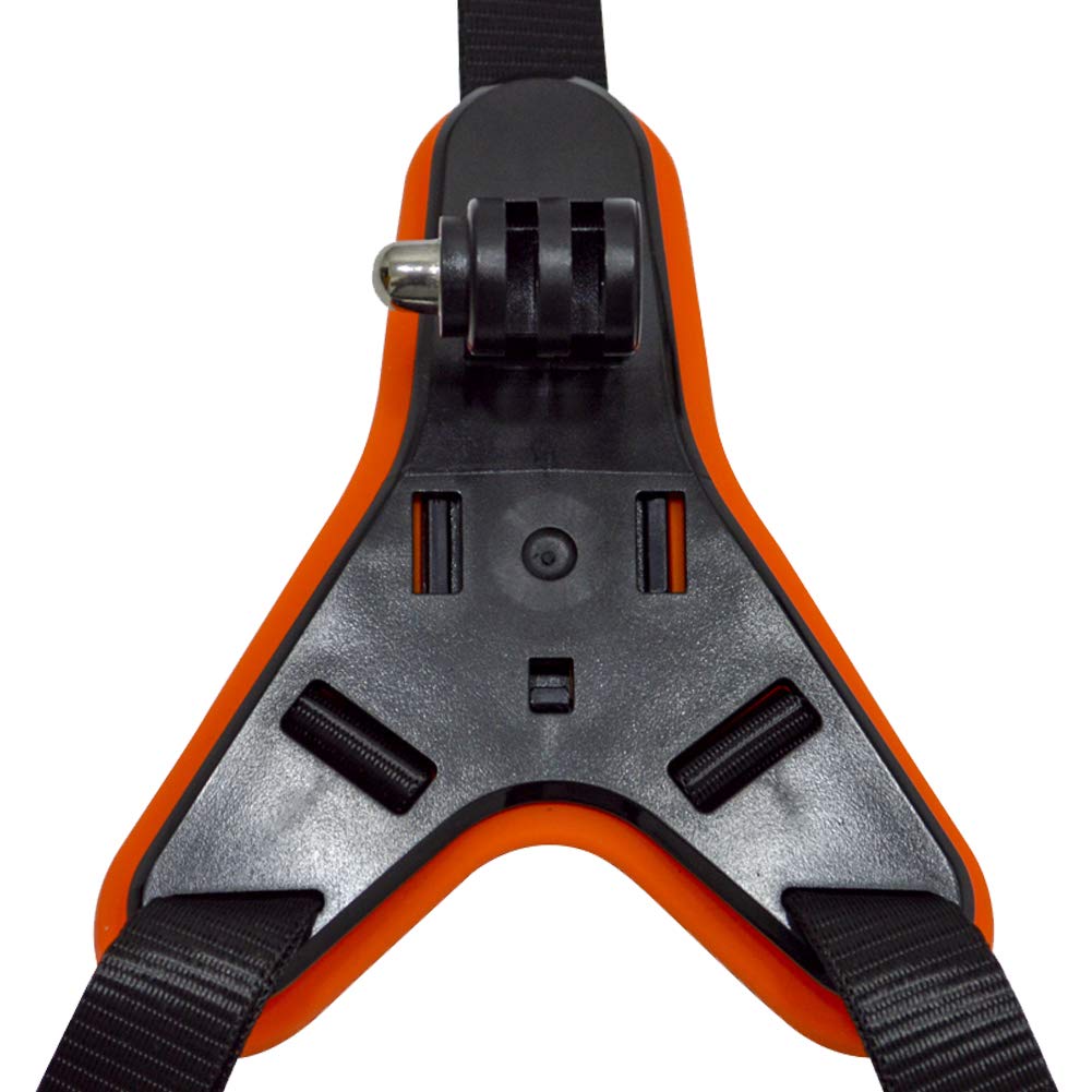 Fahliso Motorcycle Helmet Chin Mount for GoPro Hero Jaw Holder Strap with Extension Swivel Arm Compatible with All GoPro and DJI Cameras - View 2 of 7