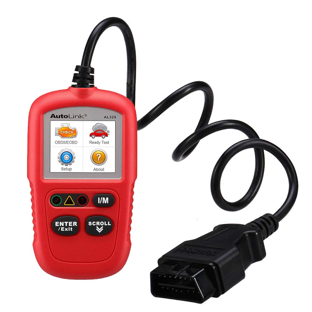 Autel AutoLink AL329 OBD2 Code Reader: VIN Retrieval, I/M Readiness, Freeze Frame Data & MIL Reset