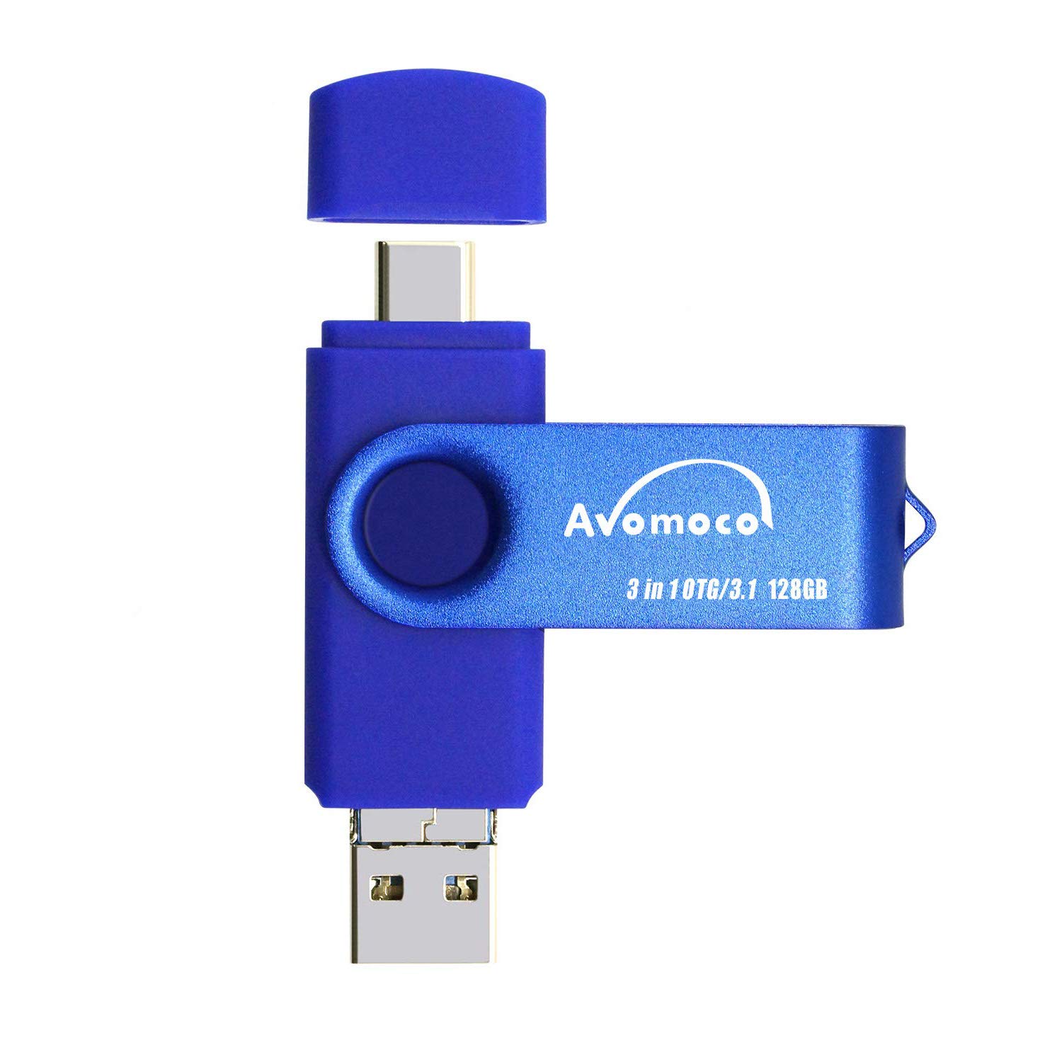AVOMOCO AVOMOCO 3.1 256GB High Speed Photo Backup Flash Drive for Android Phones Tablets and PCs with Type C and Micro Port - View 8 of 8