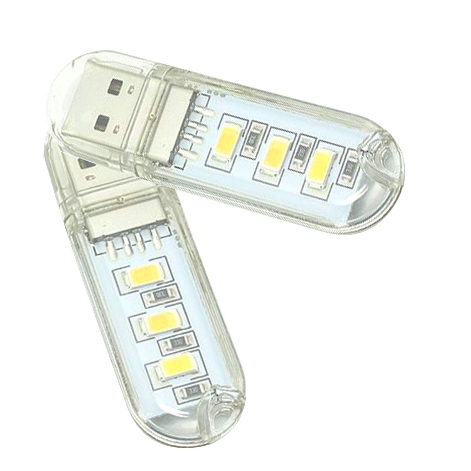 AYECEHI AYECEHI Mini Portable USB Reading Light Keychain Pack of 5 LED Night Lights for Outdoor Camping and Reading - View 2 of 5