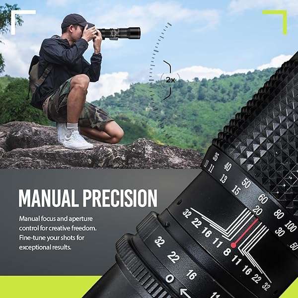 BM Premium High-Power 500mm/1000mm f/8 Telephoto Lens for Canon EOS R Series - Perfect for Wildlife & Sports Photography - View 6 of 10