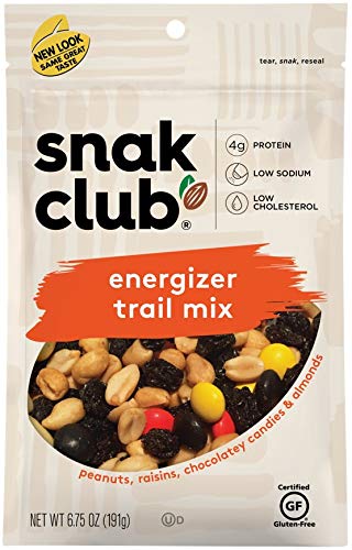 Snak Club Snak Club Energizer Trail Mix: Resealable Nuts for Healthy Snacking on the Go