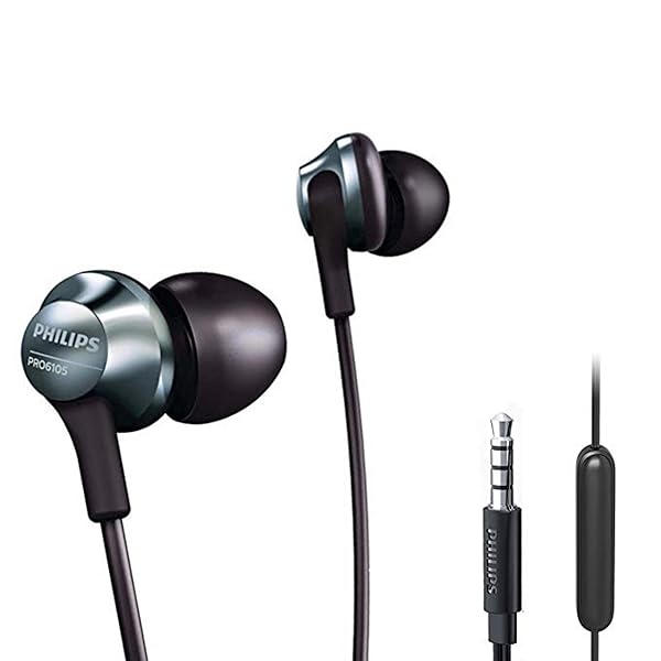 Philips PHILIPS Pro Wired Earbuds: Lightweight In-Ear Headphones with Mic, Powerful Bass & Hi-Res Audio for Phones & Laptops - View 2 of 5
