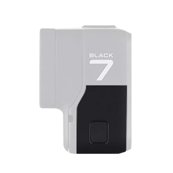 ParaPace ParaPace Replacement Side Door for GoPro Hero 7 Black USB-C HDMI Case Side Cover Repair Part Camera Accessories(Black) - View 2 of 8