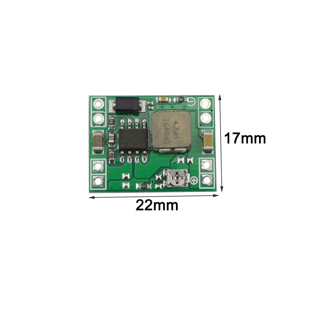 FULARR 10Pcs Premium MP1584EN DC to DC Buck Converter Set Adjustable Step-Down Voltage Regulator Ultra Small 3A Power Supply - View 2 of 4