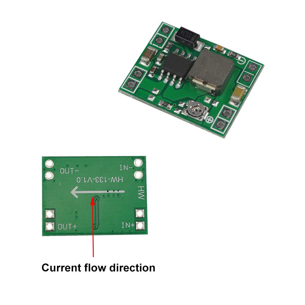 FULARR 10Pcs Premium MP1584EN DC to DC Buck Converter Set Adjustable Step-Down Voltage Regulator Ultra Small 3A Power Supply - View 4 of 4