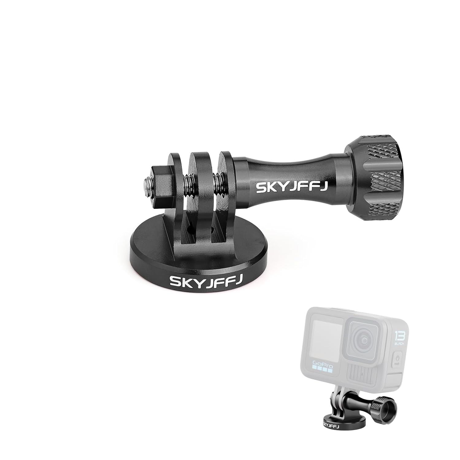 SKYJFFJ SKYJFFJ Aluminum Tripod Adapter for Monopod Mount Compatible with GoPro Hero 8 9 10 11 12 and DJI OSMO