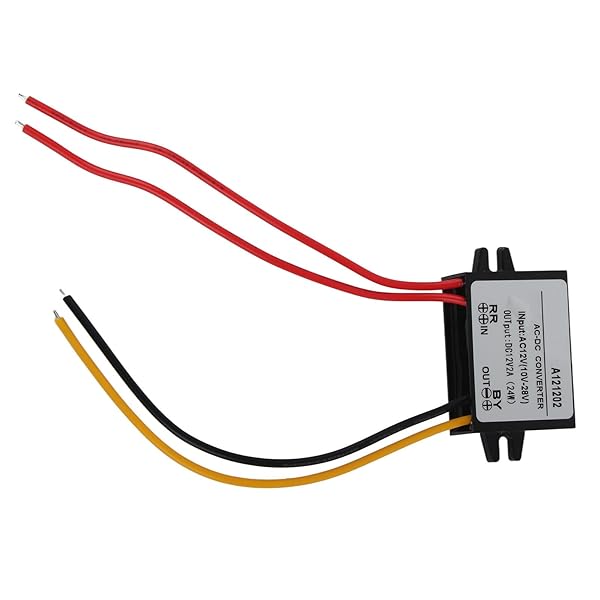 Walfront Step Down Voltage Converter AC 10-28V to DC 12V Buck Regulator Waterproof Power Module for Car 5A - View 3 of 10
