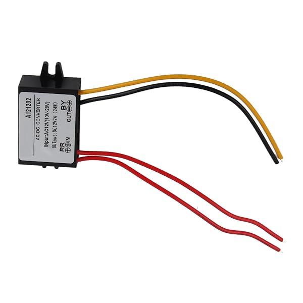 Walfront Step Down Voltage Converter AC 10-28V to DC 12V Buck Regulator Waterproof Power Module for Car 5A - View 4 of 10