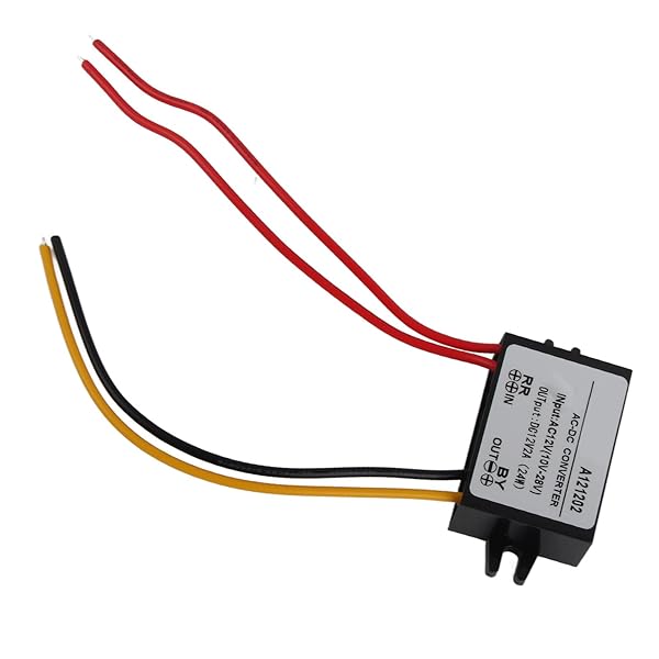 Walfront Step Down Voltage Converter AC 10-28V to DC 12V Buck Regulator Waterproof Power Module for Car 5A - View 6 of 10