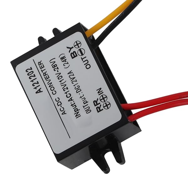 Walfront Step Down Voltage Converter AC 10-28V to DC 12V Buck Regulator Waterproof Power Module for Car 5A - View 10 of 10